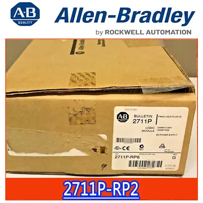Buy Allen Bradley 2711P-RP6 Ser G Touch Screen New Seal Stock Free Shipping • 709$
