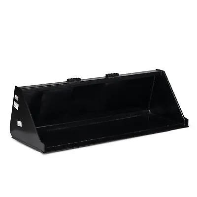 Buy Titan Attachments 72  Skid Steer Dirt Bucket V2, 1/8  Thick Structural Steel • 1,379.99$
