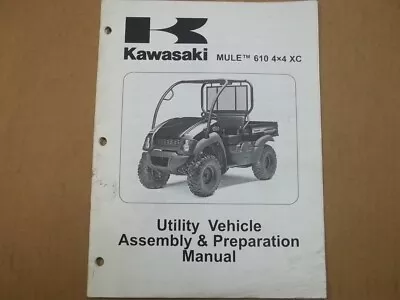 Buy Kawasaki SERVICE MANUAL SUPPLEMENT MULE 610 4X4 XC, KAF400-DAF, 99931-1514-01 • 15$