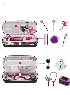 Buy Hard Stethoscope Box Compatible With 3M Littmann Classic, ACCESSORIES INCLUDED • 55.99$