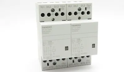 Buy 2x Siemens 5tt5730-0 Installation Contactor 5TT57300 Insta Contactor 24A 4S • 24.32$