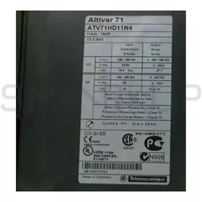 Buy New In Box SCHNEIDER ATV71HD11N4 Inverter • 1,112.02$