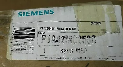 Buy Siemens P1A42MC250C Panelboard • 1,130$