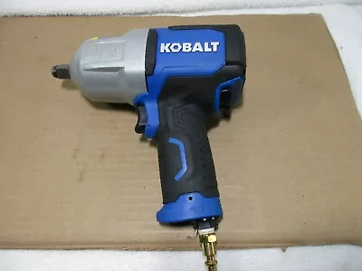 Buy Kobalt Sgy-air236 Impact Wrench 1/2  Drive 1000 Ft-lb Torque Vsr Heavy Duty • 61.56$