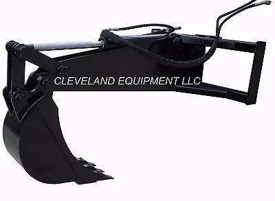 Buy NEW HD BACKHOE ATTACHMENT W/ 12  BUCKET Skid Steer Track Loader Kubota Terex ASV • 2,695$