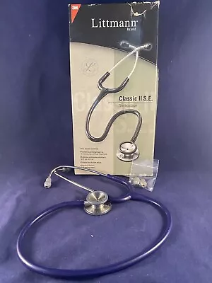 Buy Littman Brand Classic II S.E. Stethoscope Purple New In Box Tunable Diaphragm • 99.95$