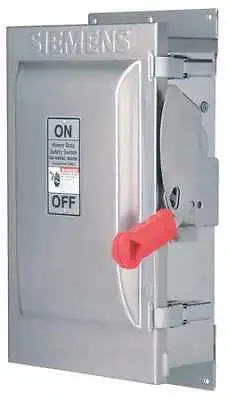 Buy Siemens Hnf361s Nonfusible Safety Switch, Heavy Duty, 600V Ac, 3Pst, 30 A, Nema • 1,408.99$