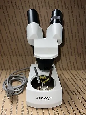 Buy AmScope 10X-30X LED Portable Stereo Microscope • 70$