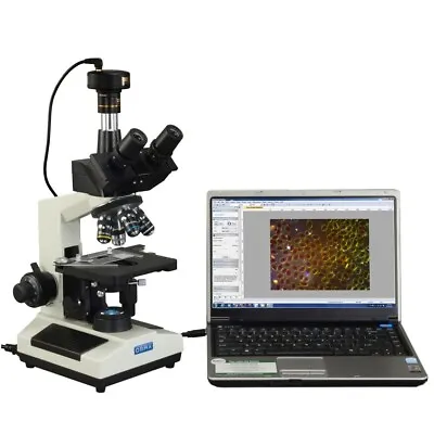 Buy OMAX 40X-2500X Darkfield Trinocular Compound LED Microscope+10MP Digital Camera • 1,036.99$