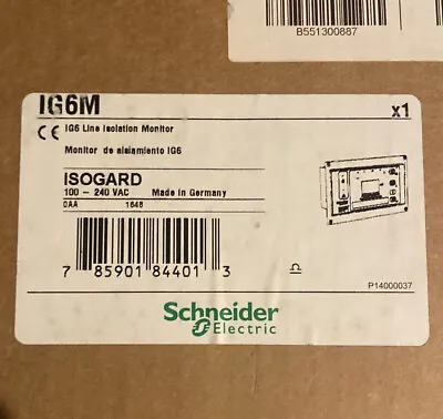 Buy Schneider Electric Isogard IG6M Line Isolation Monitor   *NEW* • 2,480$