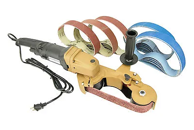 Buy BLUEROCK Tools 40B & 25 Belts Pipe Tube Boat Hand Rail Polisher Belt Sander Kit  • 204$