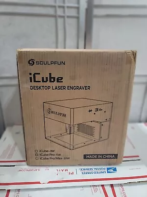 Buy Sculpfun ICube Pro 5W Mini Laser Engraver Enclosed Laser Engraving Machine *NEW* • 224.99$