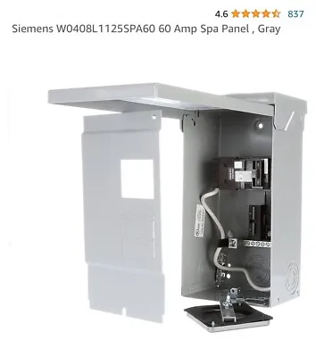 Buy Siemens W0408L1125SPA60 60 Amp Spa Panel , Gray • 89.99$