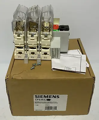 Buy Siemens CFS362J Disconnect Switch Fusible Class-J 60A 600VAC • 68.88$
