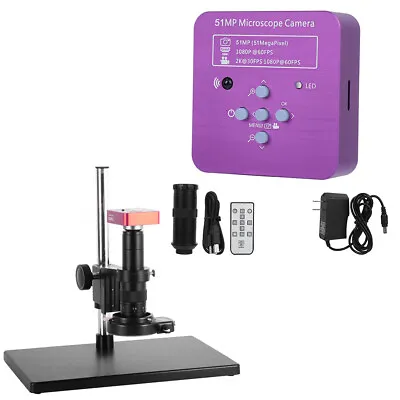 Buy FHD 51MP  USB Industrial Digital Video Microscope Camera C Mount Lens • 150.75$