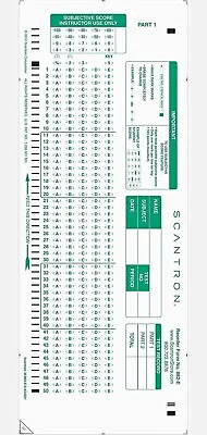 Buy Official SCANTRON Brand 882-E Answer Sheet, 500 Pack • 79.99$