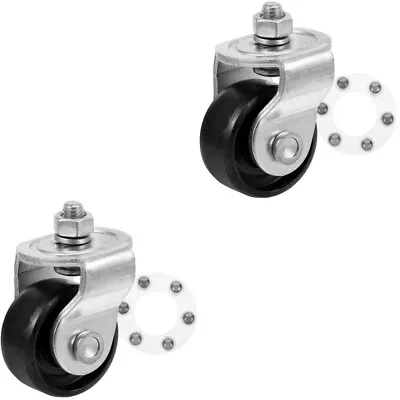 Buy  2 Pieces Jack Front Wheel Steel Travel Low Profile Ton Pulleys • 21.85$