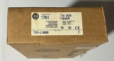 Buy Allen Bradley 1761-L16BBB Ser E ,1K User Memory MicroLogix 1000 *New-Open Box • 499.99$