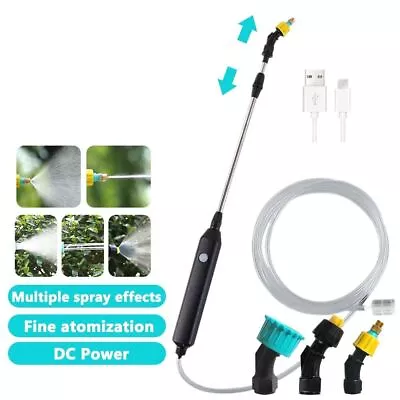 Buy Portable Electric Garden Watering Spray Irrigation USB Rechargeable 3 Nozzles • 31.31$