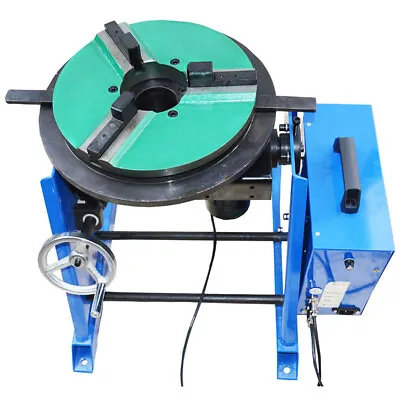 Buy 30KG Welding Positioner Turntable Welding Benches With 200mm Chuck 0-90° 110V • 676.80$