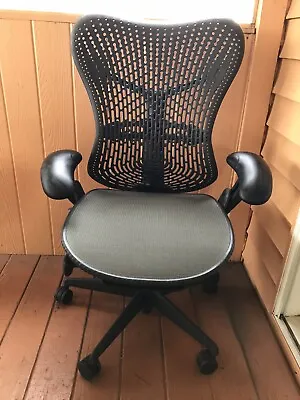 Buy Herman Miller Mirra 1 MR133AAM Chair W/Fully Adjustable Feature - Graphite Frame • 425$