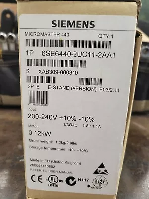 Buy Siemens Micromaster 440 • 200$