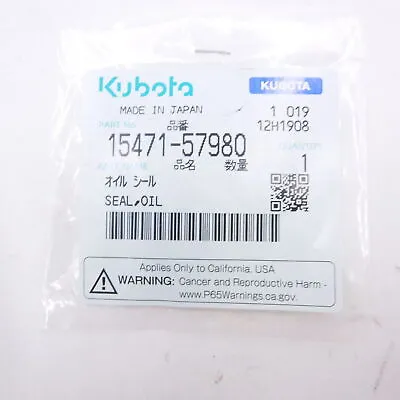 Buy Genuine OEM Kubota Oil Seal 15471-57980 • 9.49$