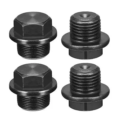 Buy Outer Hex Head Socket Pipe Fitting Plug M16x1.5 Male Thread Carbon Steel 4Pcs • 13.14$