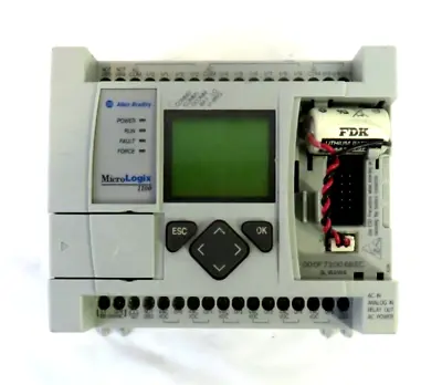 Buy ALLEN-BRADLEY 1763-L16AWA Micrologix 1100 Controller Ser. A, FOR PARTS/ REPAIR • 283$