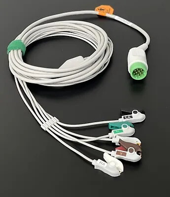 Buy Physio Control Lifepak 20 ECG Cable 5 Lead Grabbers - Same Day Shipping • 38$