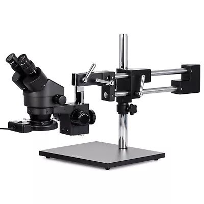 Buy AmScope 3.5X-90X Stereo Binocular Microscope Boom Stand Fluor Light Multi-Use • 672.99$
