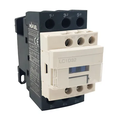 Buy LC1D32 Contactor 120V Coil AC Used For Schneider Contactor LC1D3211F7 1NO1NC 32A • 37.99$