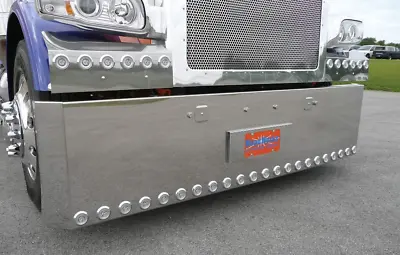 Buy Stainless Steel Spring Mount Tow Pin Covers For Peterbilt 388/389 • 80.35$