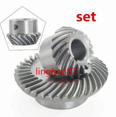 Buy 2pcs Set Milling Machine Lifting Gear C77+C96 Helical Mill Gear For Bridgeport • 35.19$