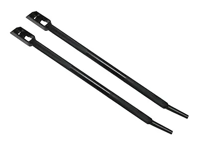 Buy 35  HD Black Combination Winch Bar For Flatbed Trailers Tie Down Strap (2 Pack) • 57$