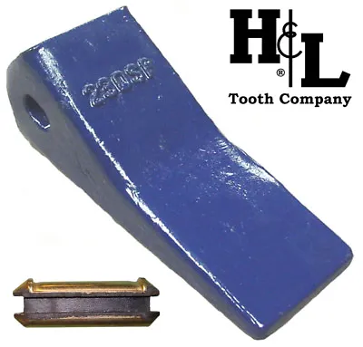 Buy 230CSP H&L Tooth Co. 23 230 Backhoe Bucket Teeth + Pin Deere Case JCB 230SP Cast • 22.95$