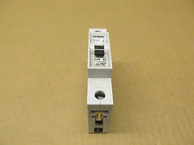 Buy 1 New Siemens 5sx21-c10 5sx21c10 Circuit Breaker 10a 10 Amp 1p 230/400vac 6ka • 12.50$