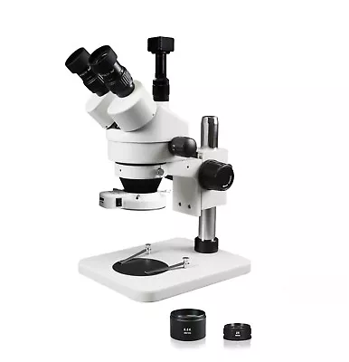 Buy Vision 3.5X-90X Simul-Focal Trinocular Zoom Stereo Microscope With 5MP Camera • 495$