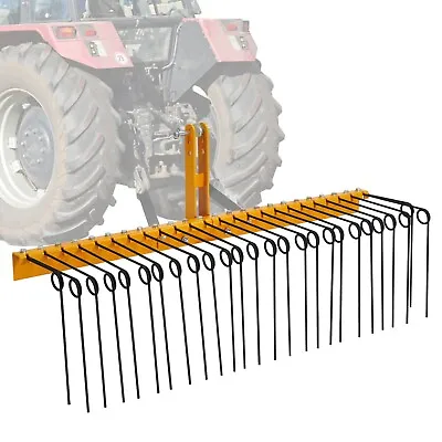 Buy 60 In 3 Point Pine Straw Landscape Rake Attachment For Cat-0 Cat-1 Tractor Steel • 249.49$