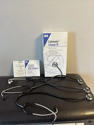 Buy Littmann Pediatric Stethoscope Lot Of 3 With Littmann Classic II  Box • 160$