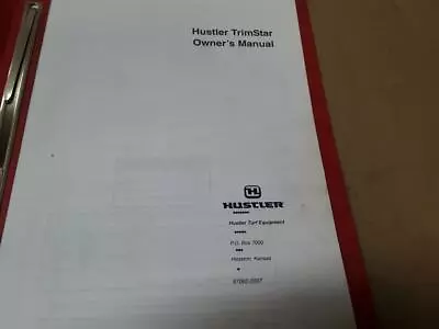 Buy Hustler TrimStar WalkBehind Printed Owners Manual Zero Turn Walk Behind • 25$