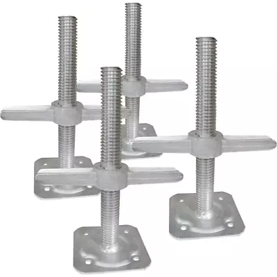 Buy MetalTech Leveling Jacks Construction Scaffolding Platform 12-Inch (4 Pack) • 92.95$