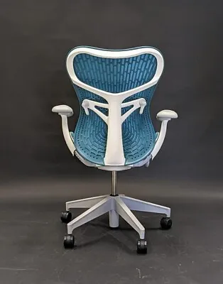 Buy Herman Miller Mirra 2 Chair  - Turquoise Blue W/ Latitude Mesh Back (RARE COLOR) • 699$