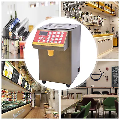 Buy 8L Auto Fructose Dispenser Bubble Tea Equip Quantitative Machine Coffee Shop NEW • 127.68$