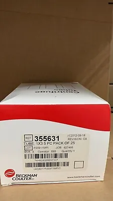 Buy Beckman Coulter 355631 TUBES PC 1 X 3-1/2 (BOX-25) • 160$