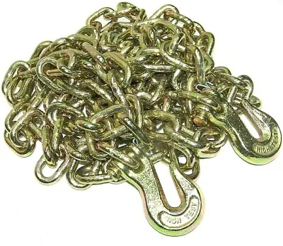 Buy 3/8  X 16 Ft H D Tow Chain With Hooks Towing Pulling Secure Truck Cargo Chains  • 46.99$