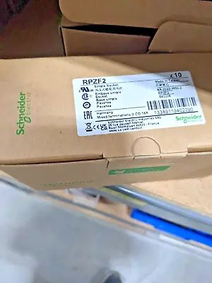 Buy Schneider Electric Relay Socket 16A 250V RPZF2 Box Of 10 • 49.99$