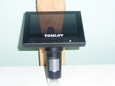 Buy TOMLOV 4.3 LCD Digital Microscope With 32GB Smart Card Coin Magnification • 65$
