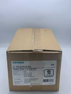 Buy Siemens 14juh32aa With Esp200 Solid State Overload • 2,000$