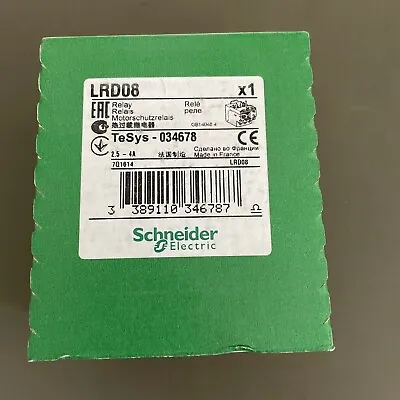 Buy Schneider Electric LRD08 2.5-4 Amp Overload Relay Tesys - MADE IN FRANCE • 31.99$